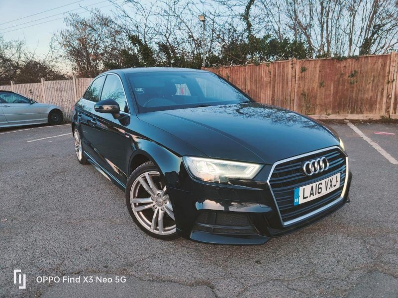 View AUDI A3 2.0 TDI S line S Tronic Auto 6Spd Euro 6 (s/s) 4dr