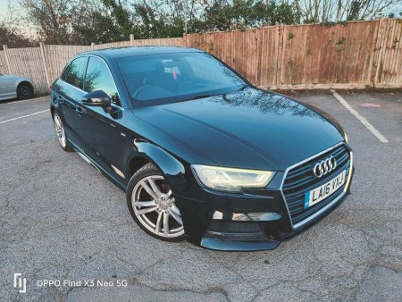 AUDI A3 2.0 TDI S line S Tronic Auto 6Spd Euro 6 (s/s) 4dr